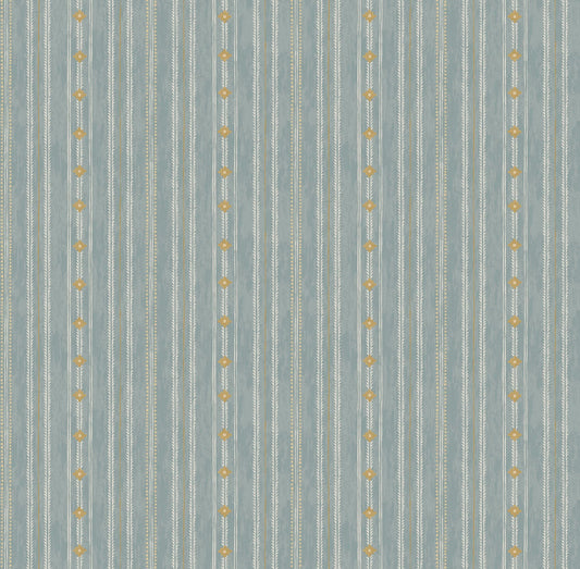 Arrow Stitch Wallpaper - Blue Ridge