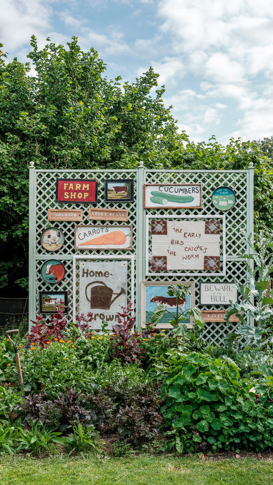 "Home Grown" Framed Flag