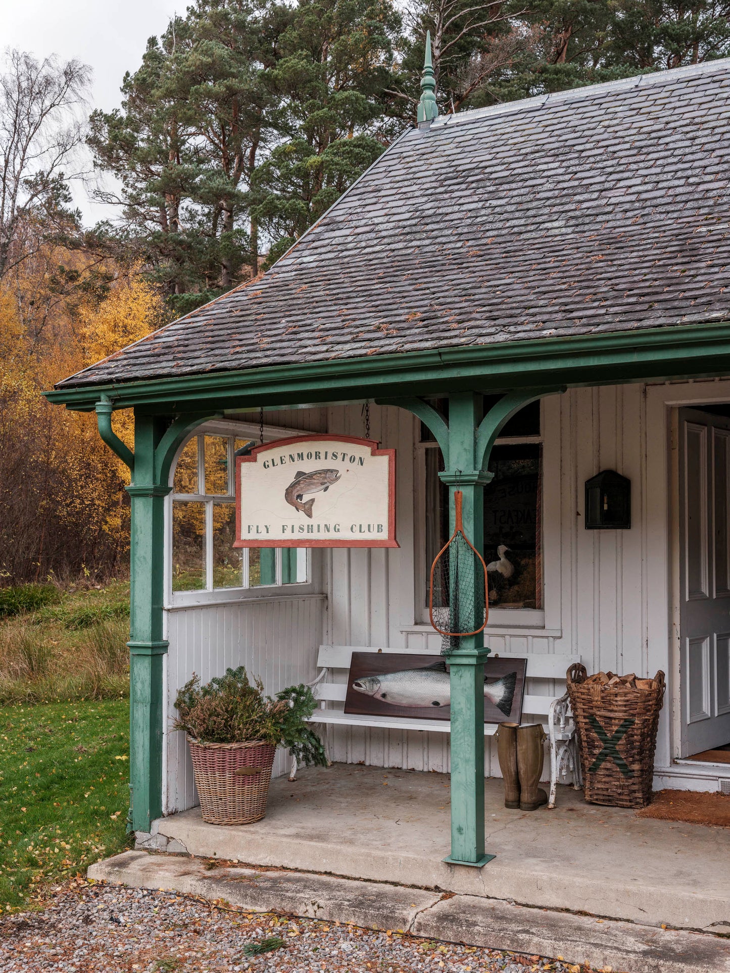 Fly Fishing Club Wooden Sign