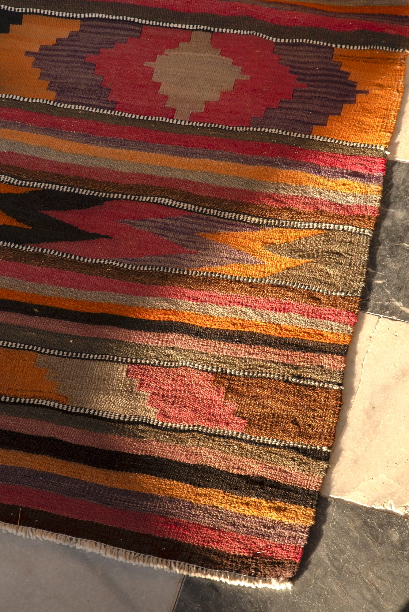 Handwoven Vintage Kilim Rug