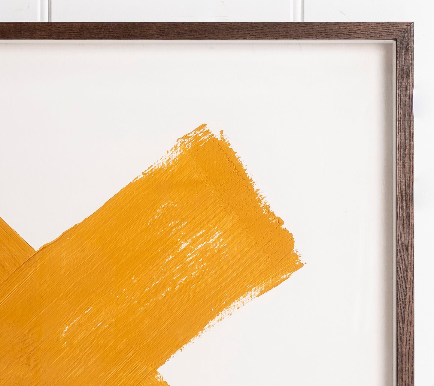 "X Marks the Spot Yellow" Framed Print