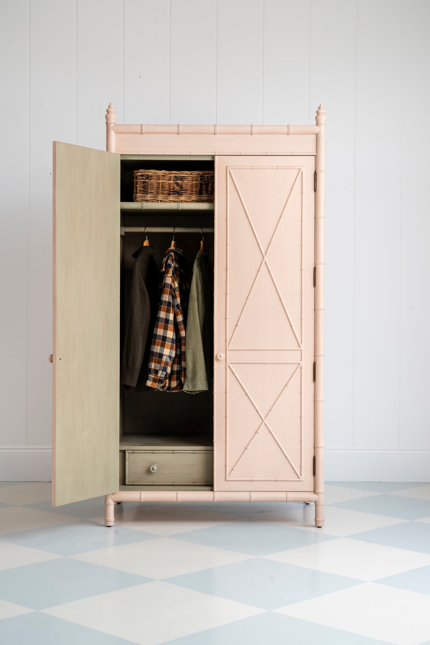 Bamboo Wardrobe - Plaster Pink