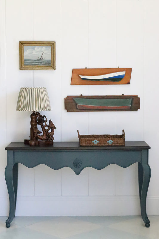 Trevone Bay Half Hull Painting