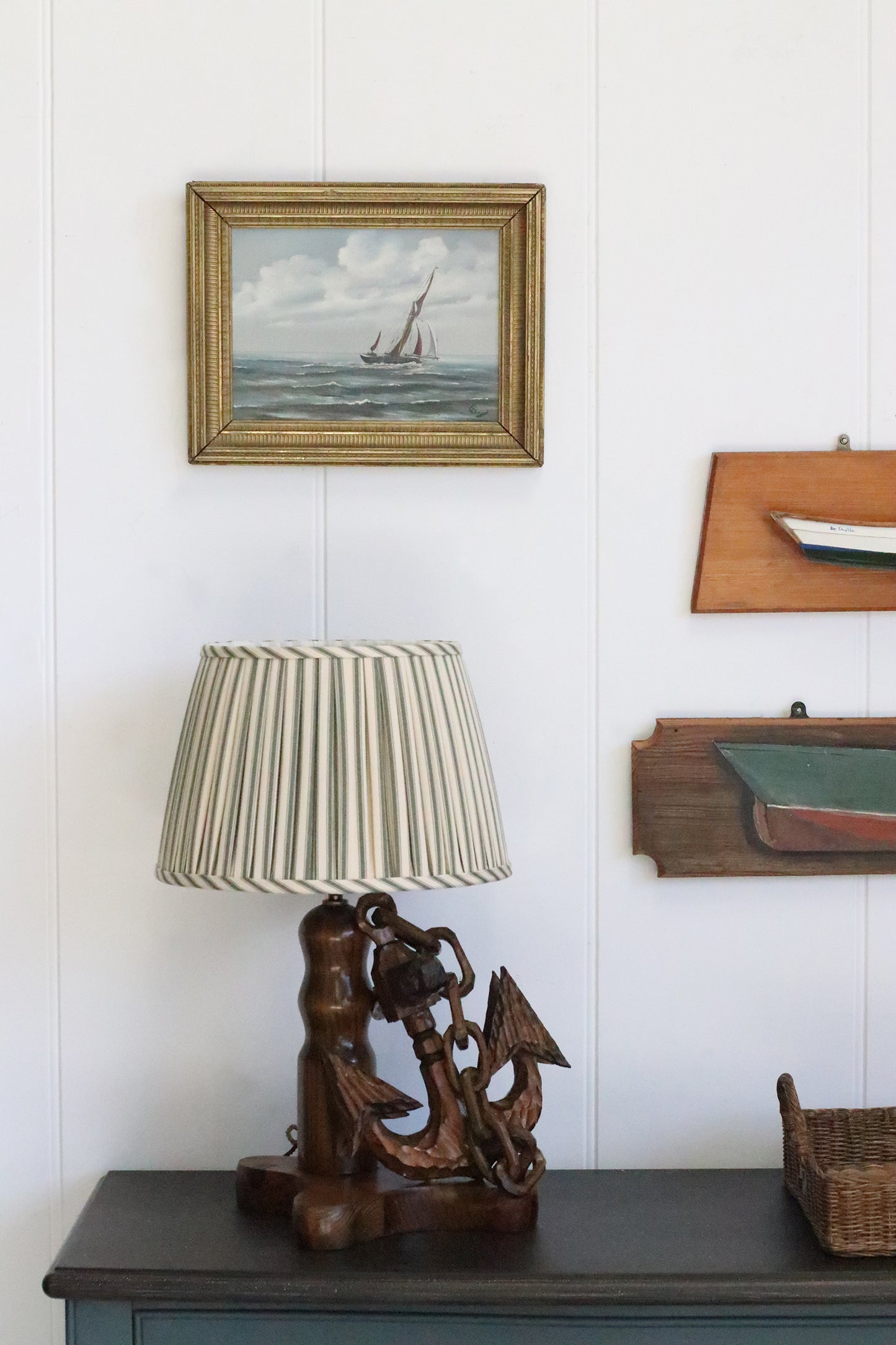 Sailing Boat in Gilt Frame