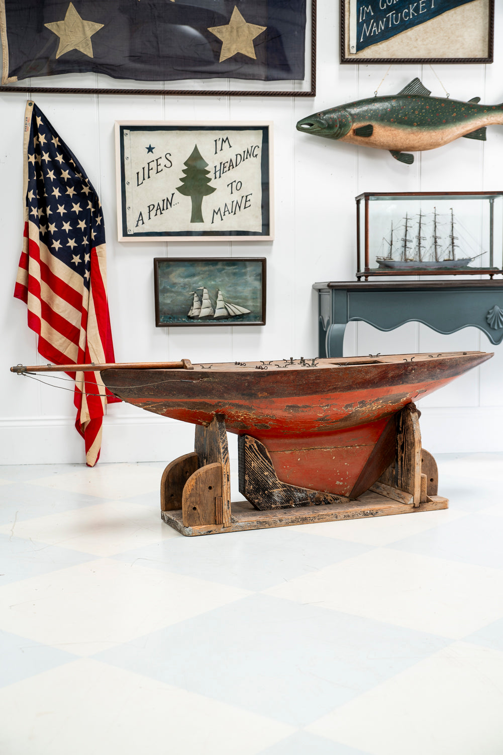 Large Scale Pond Yacht Model