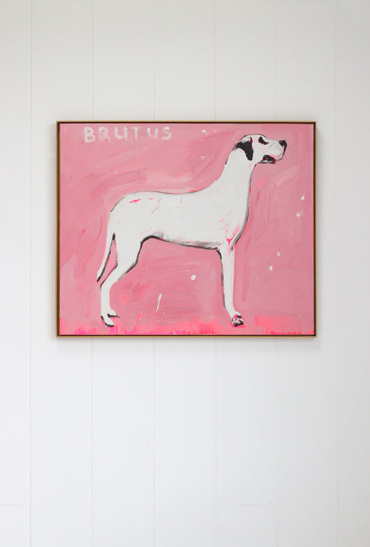 Pink Brutus Oil Painting