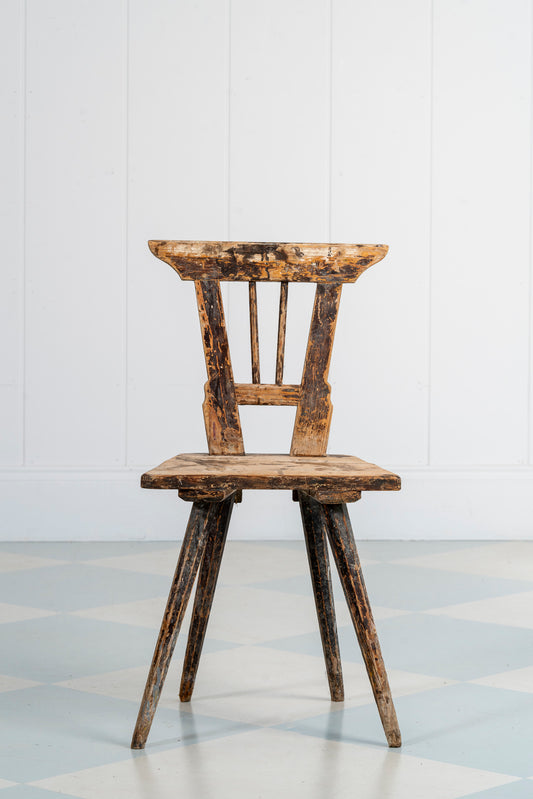 19th Century Swedish Spinners Chair