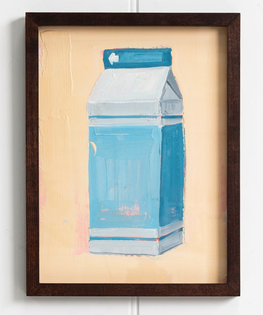 "Milk" Yellow Framed Painting