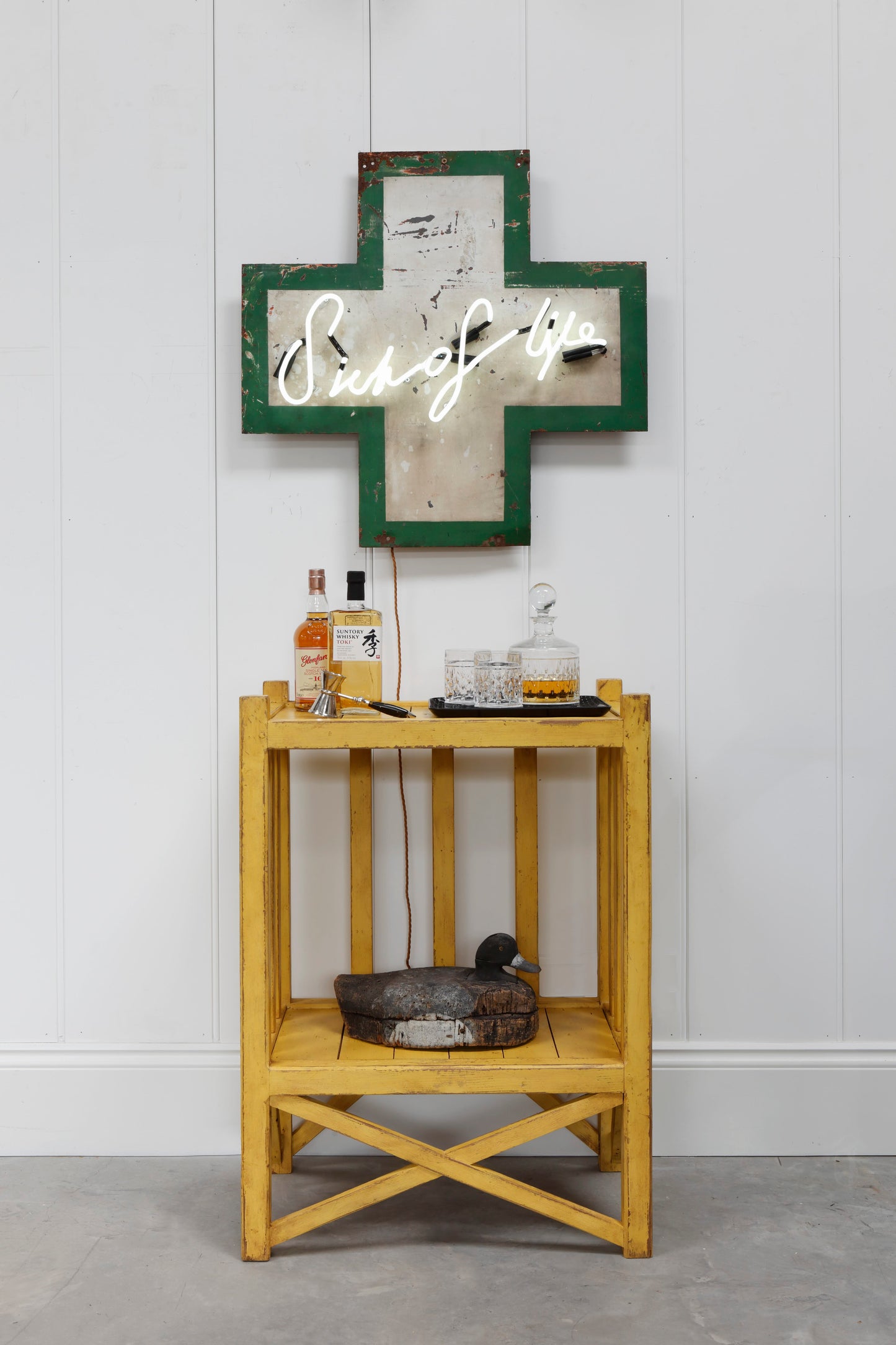 HÁM Whiskey Table - Yellow