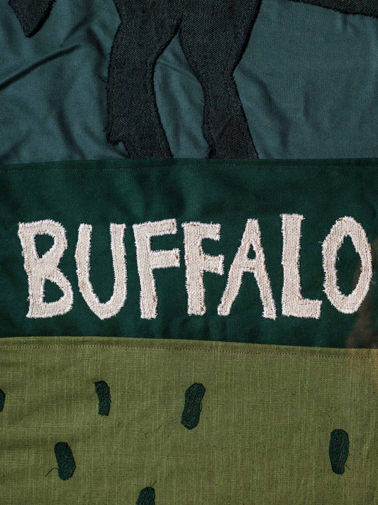 "Buffalo Country" Tapestry Flag