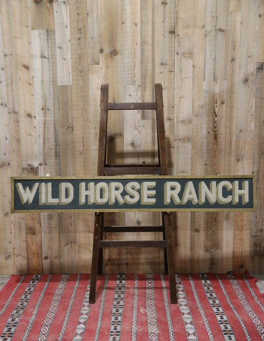 "Wild Horse Ranch" Wooden Sign