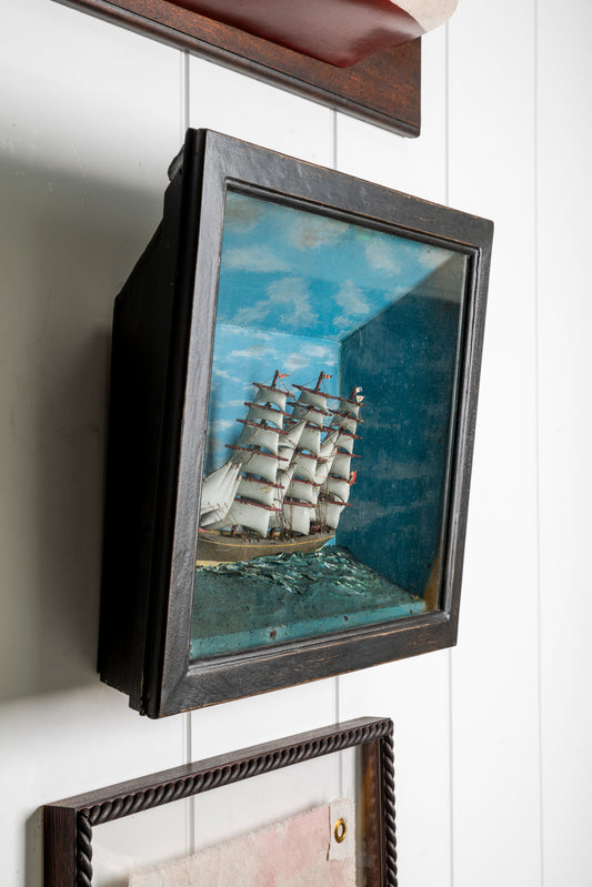 Late 19th Century Diorama of a Ship