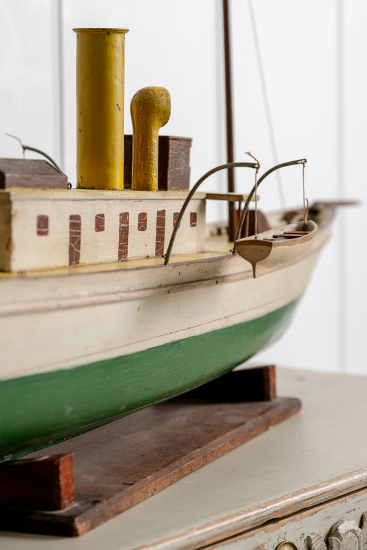 Scratch-Built Model of a Steam Ship