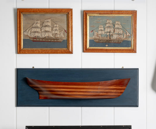 Hand Made Wooden Half Hull