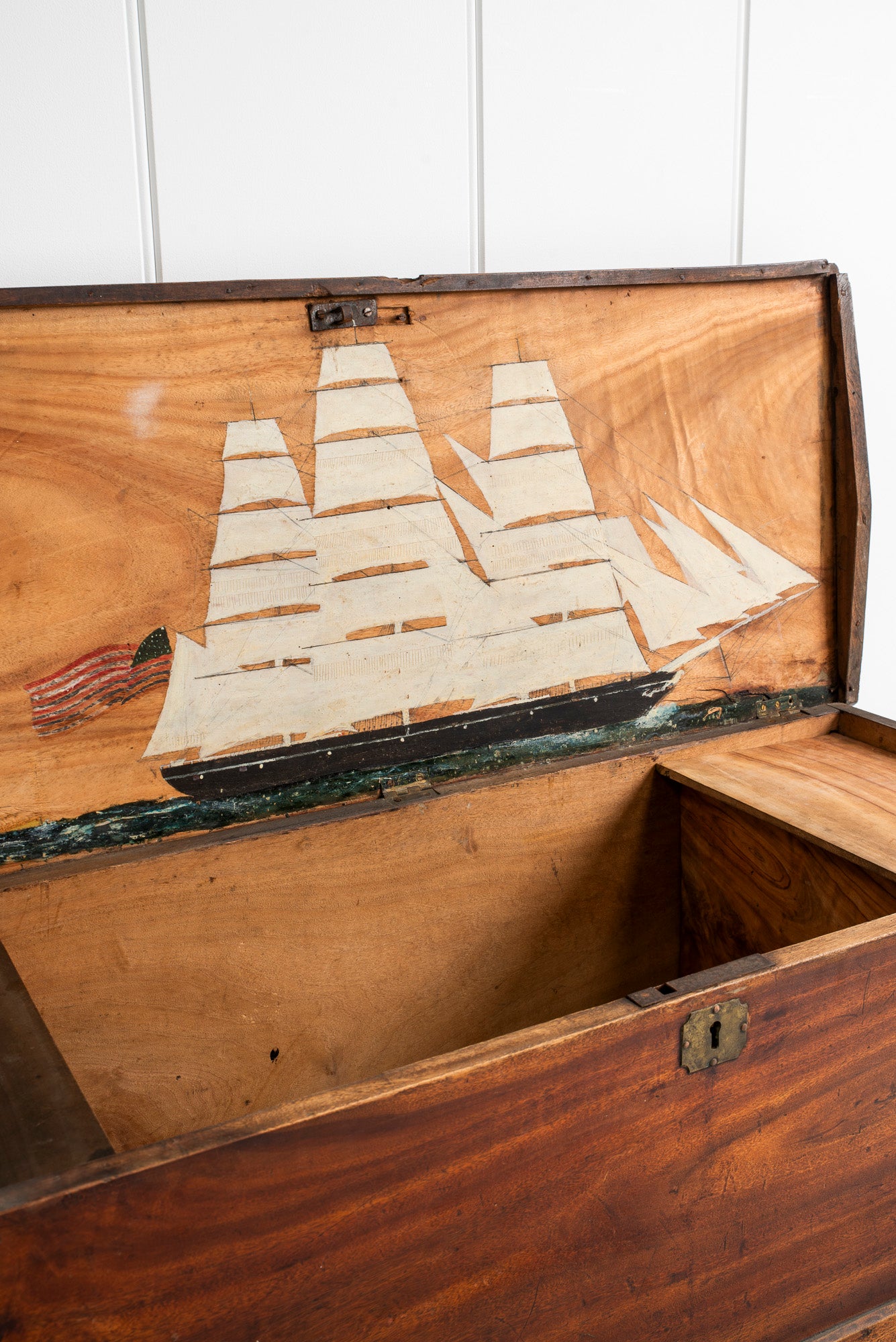 19th Century Sailors Trunk