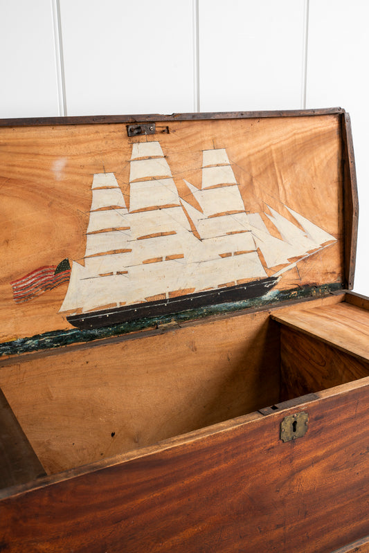 19th Century Sailors Trunk