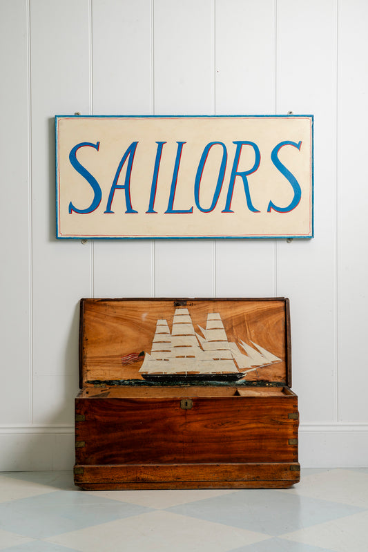 "Sailors" Wooden Sign