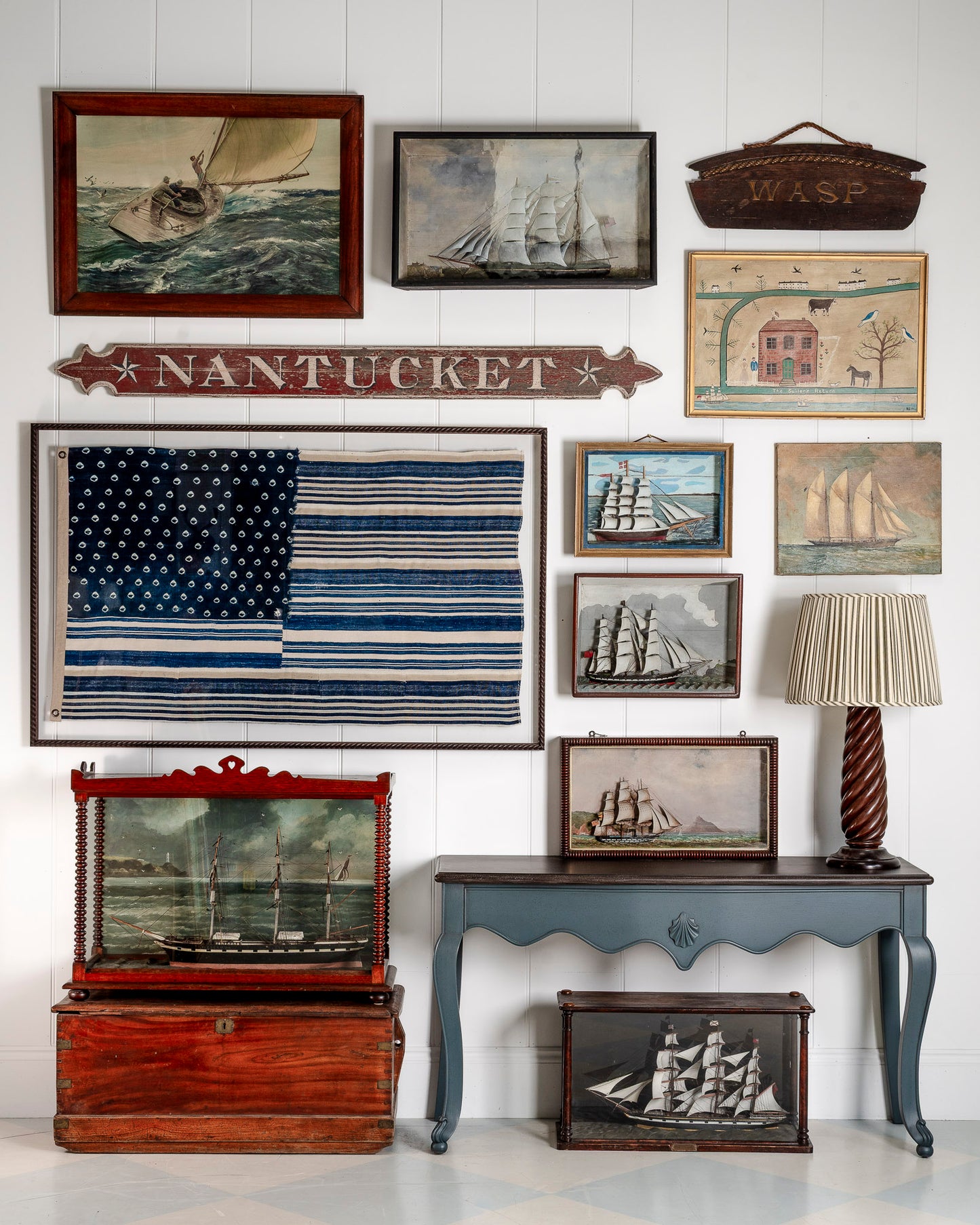 19th Century Model of a Sailing Ship