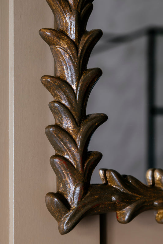 Branch Mirror - Old Gilt Finish