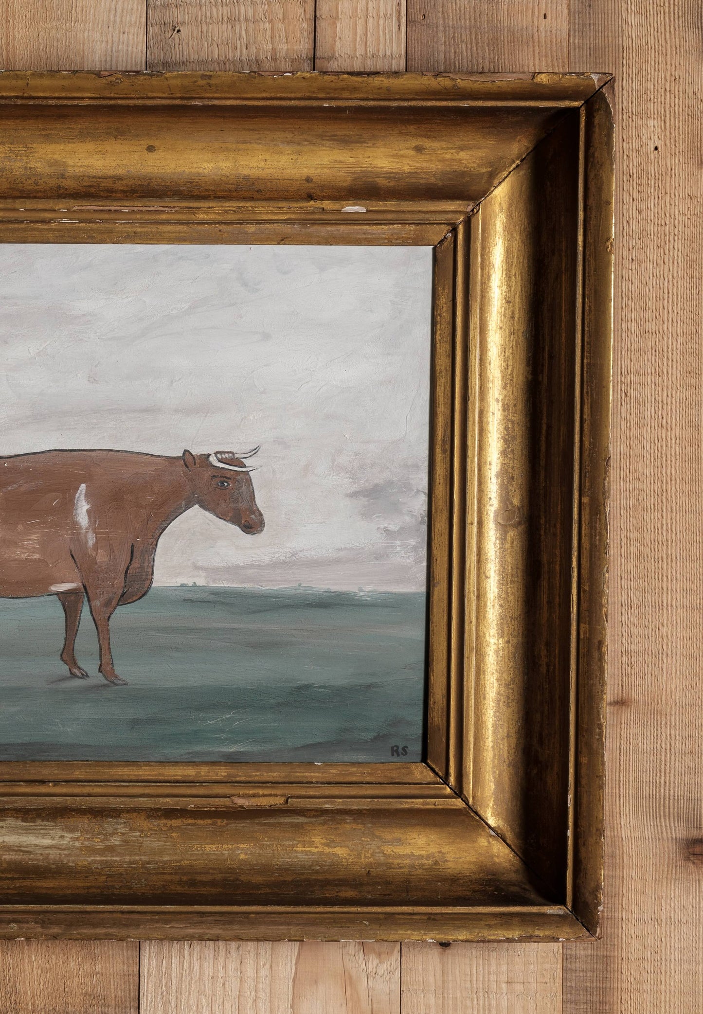 Naive Cow Painting