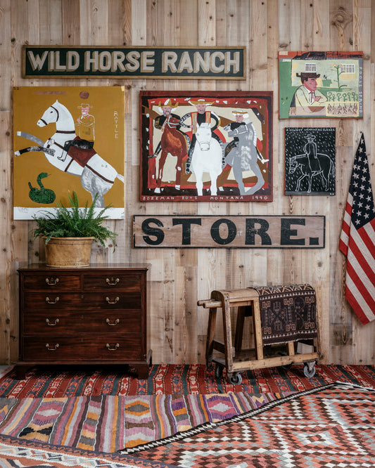 "Bozeman Boys, Montana 1990" Painting