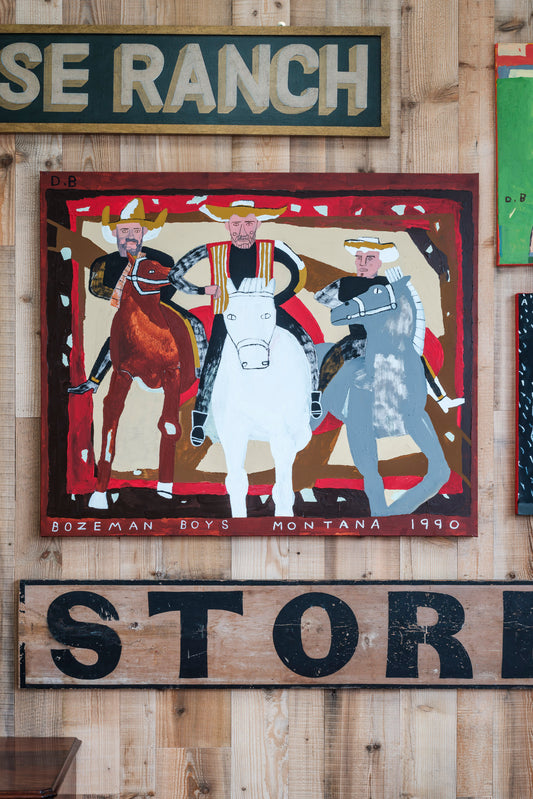 "Bozeman Boys, Montana 1990" Painting