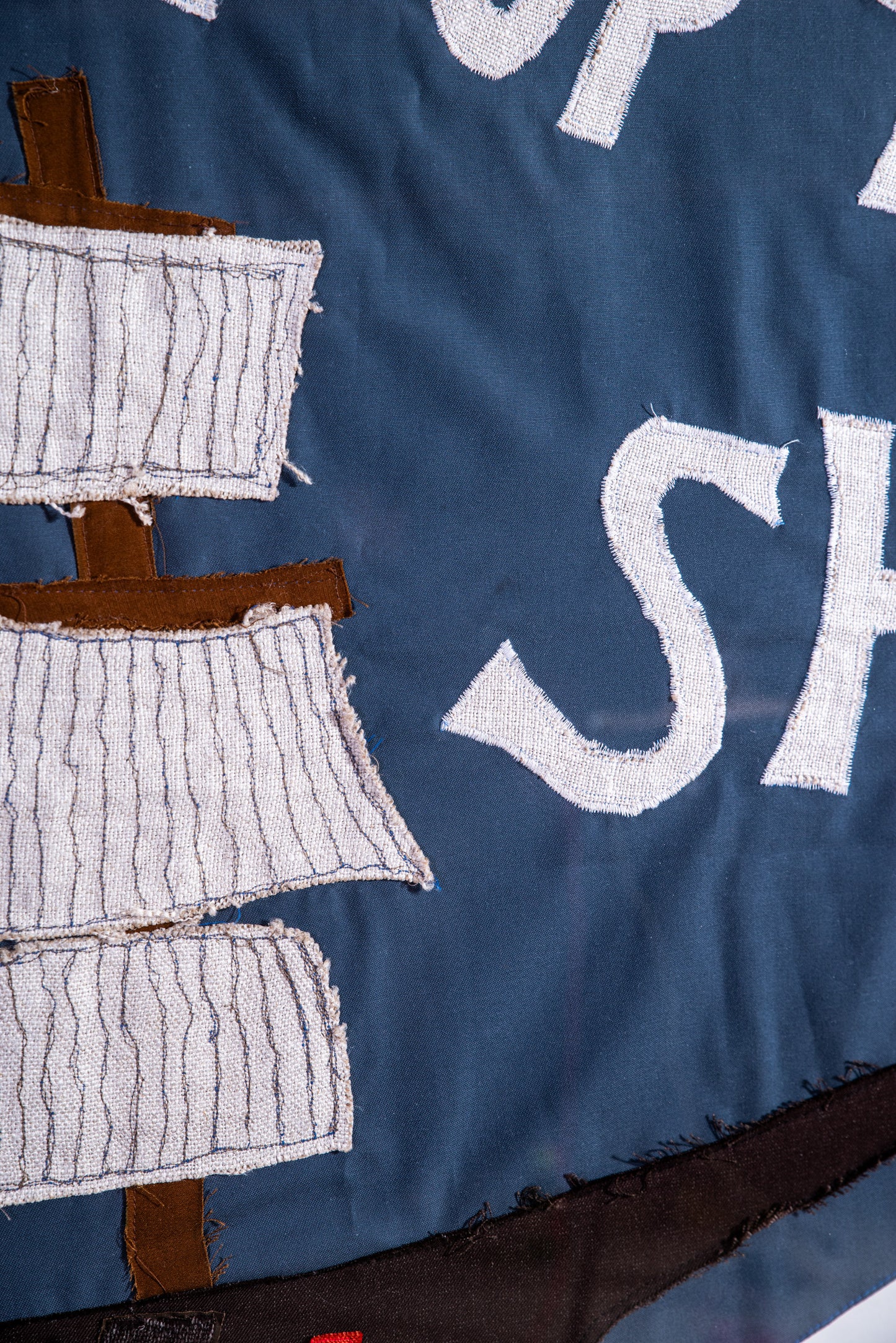 "Don't Give Up The Ship" Tapestry Flag