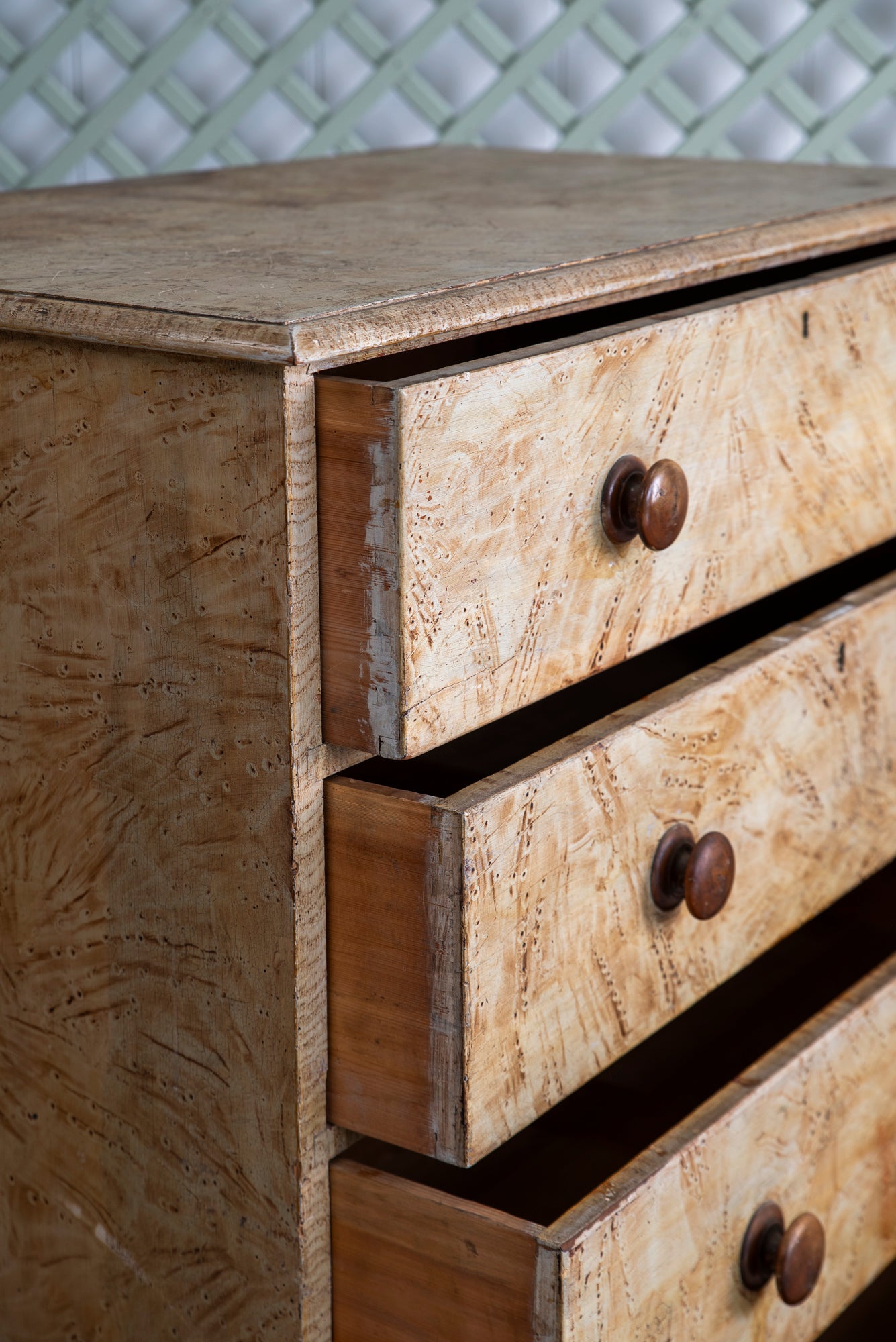 Antique Scumbled Chest of Drawers