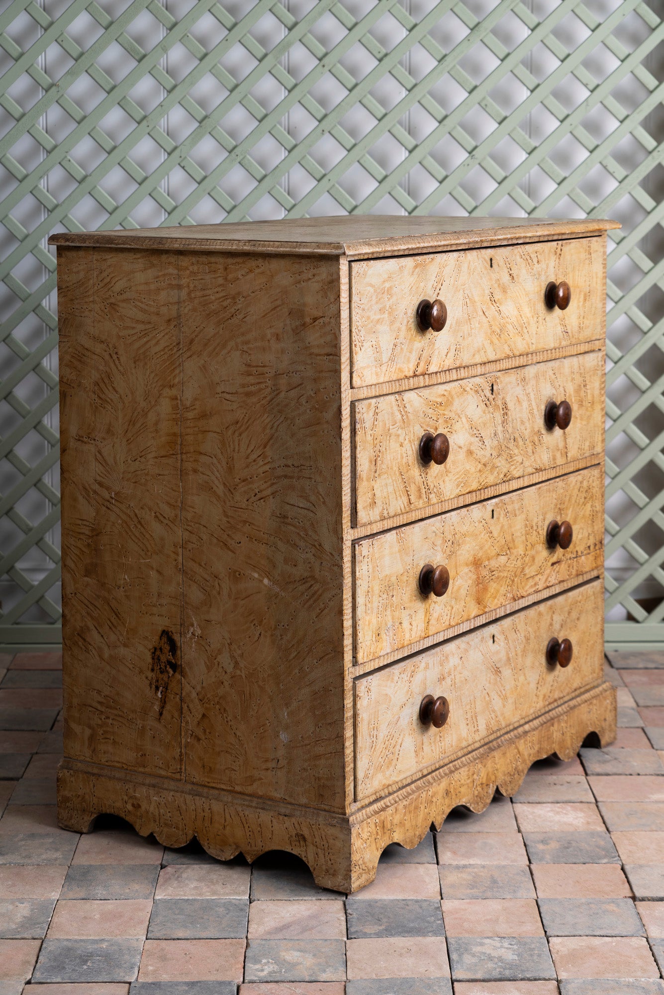 Antique Scumbled Chest of Drawers