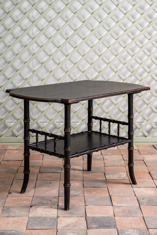 Decorative Bamboo Side Table