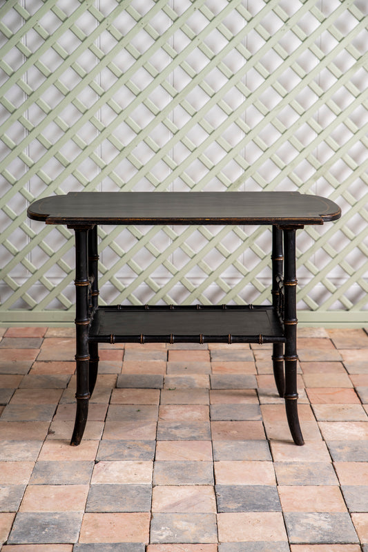 Decorative Bamboo Side Table