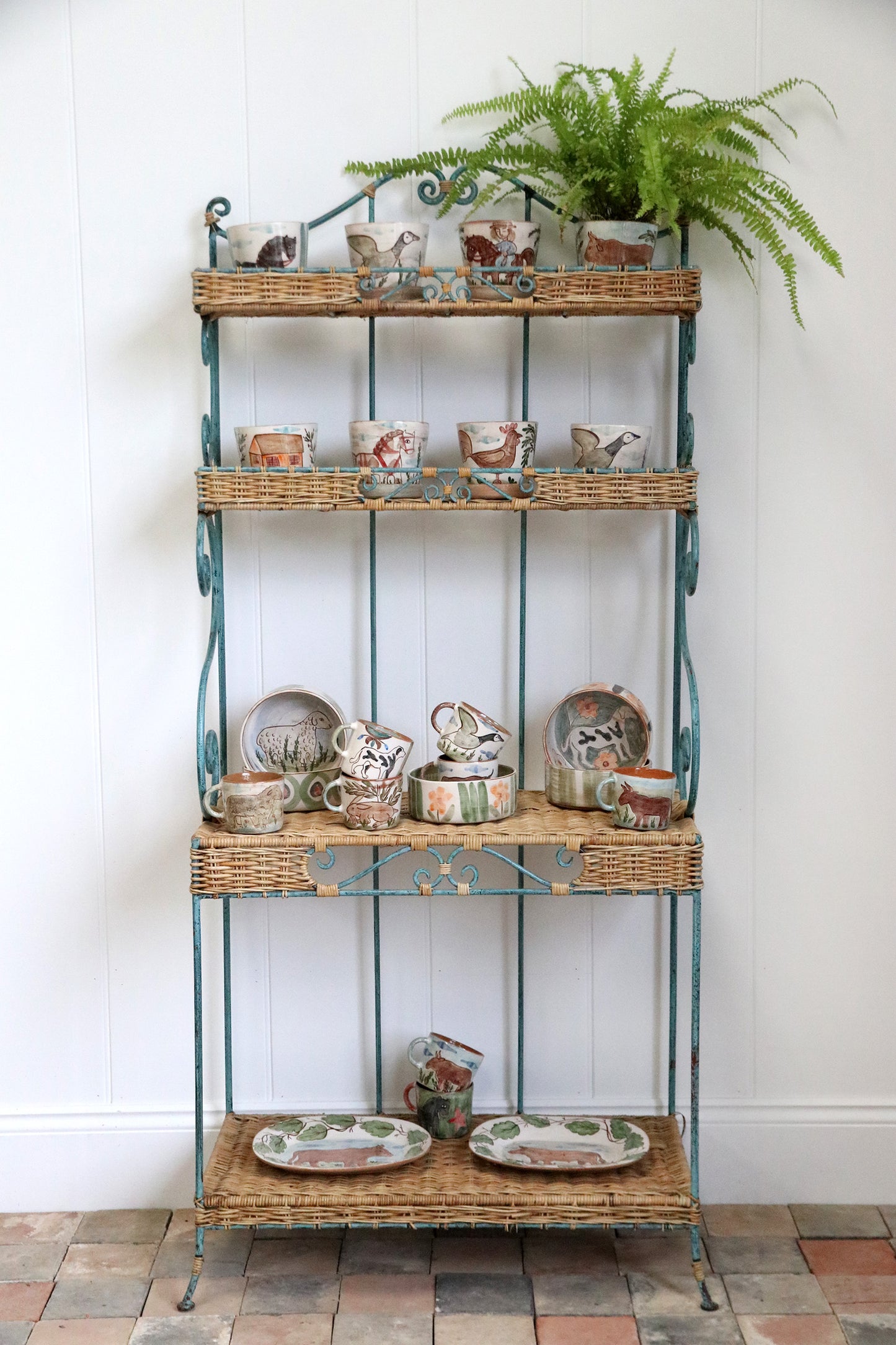 Ceramic Folly Dog Bowls