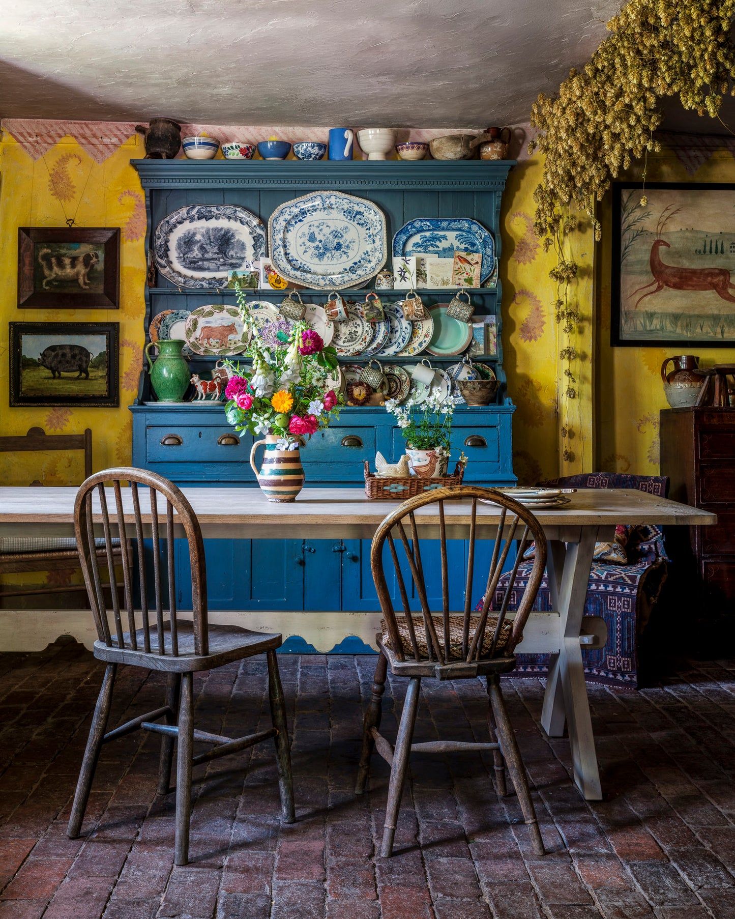 20th Century Painting of a Spaniel