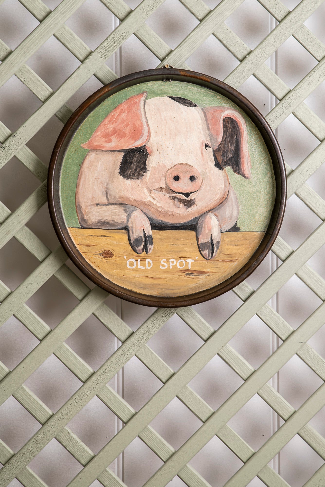 "Old Spot" Metal Tray