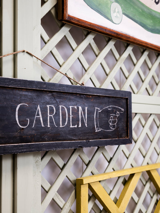 "Walled Garden" Sign