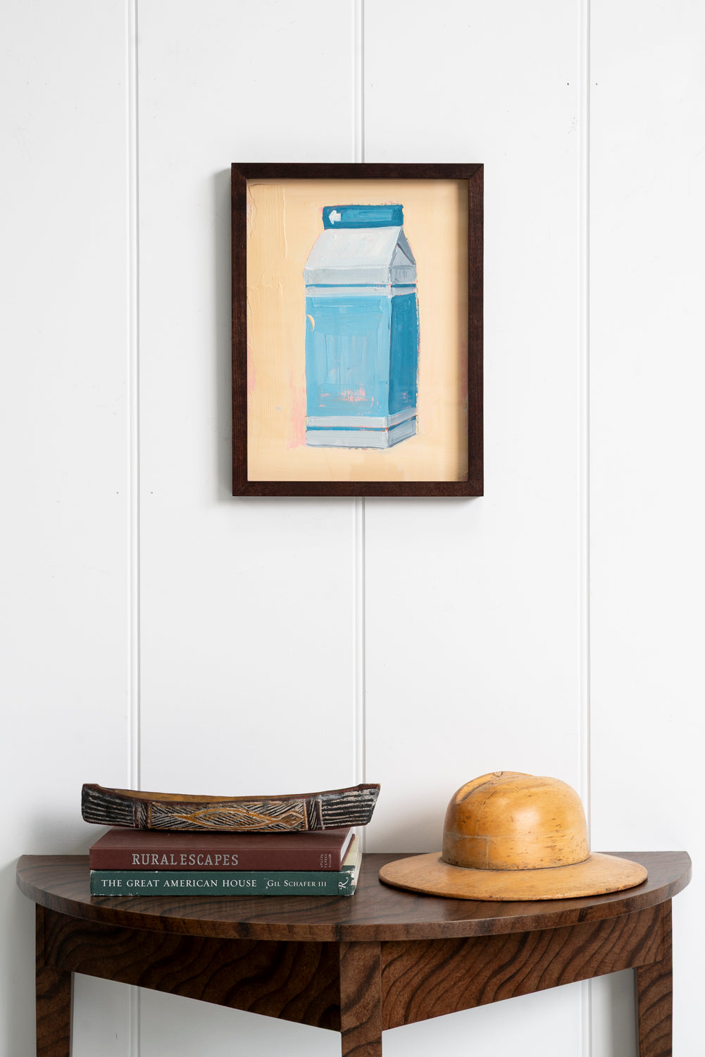 "Milk" Yellow Framed Painting