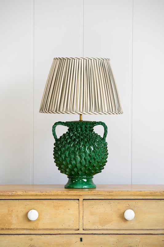 Pinecone Lamp with Handles