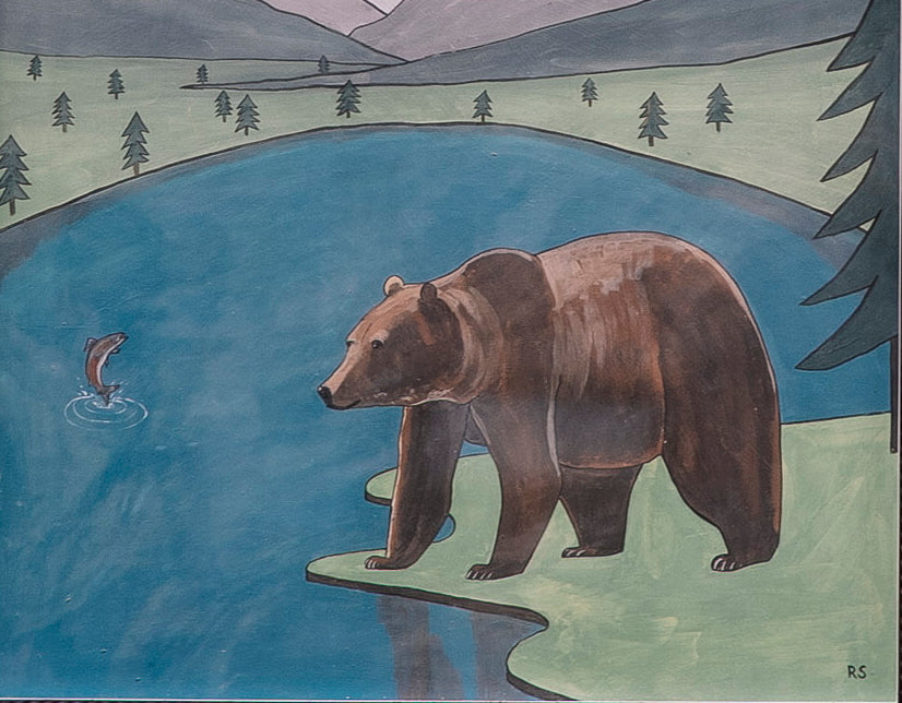 "Big Bear Lake" Framed Print