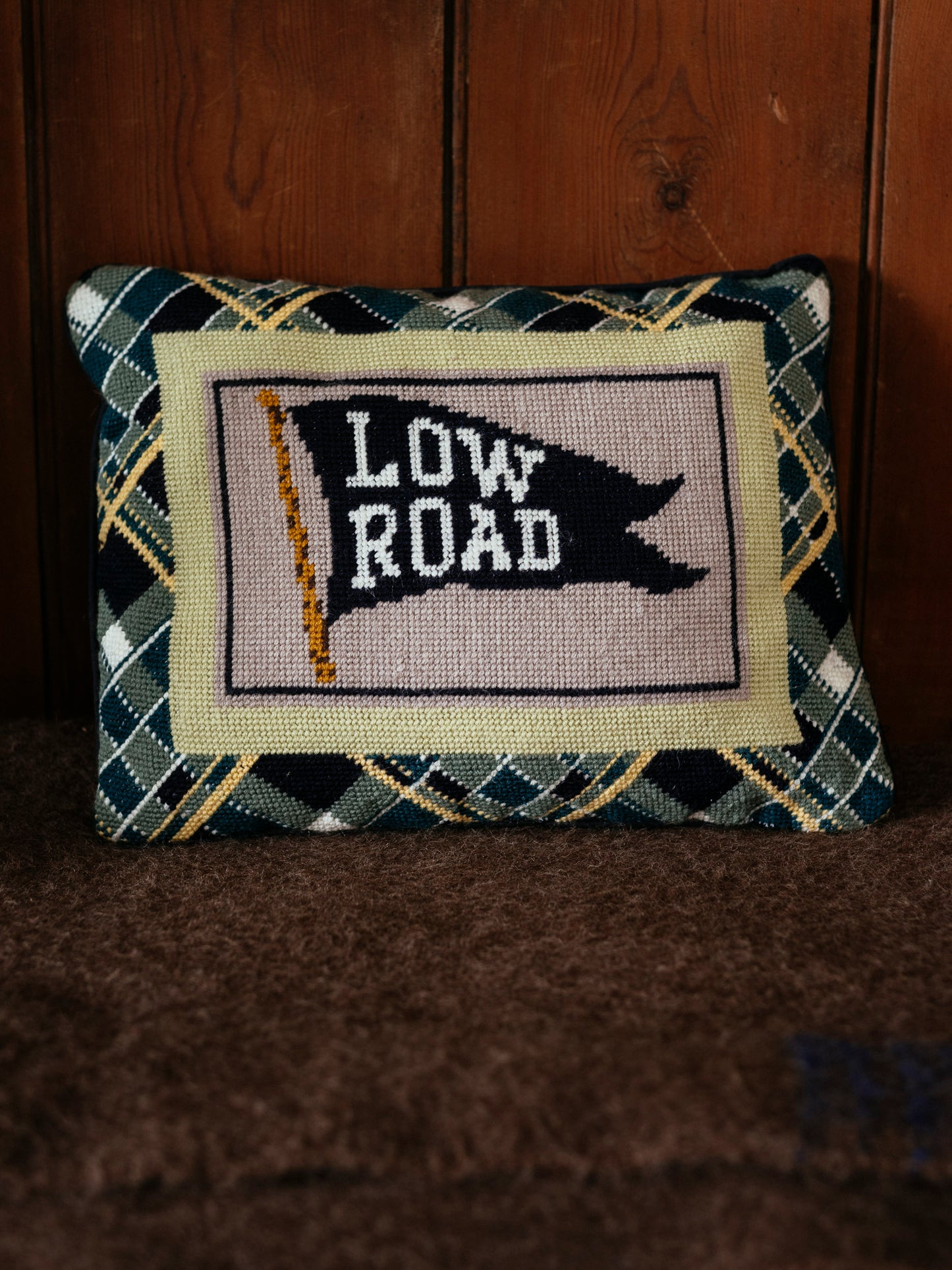 Hand-Stitched Needle Point Cushions