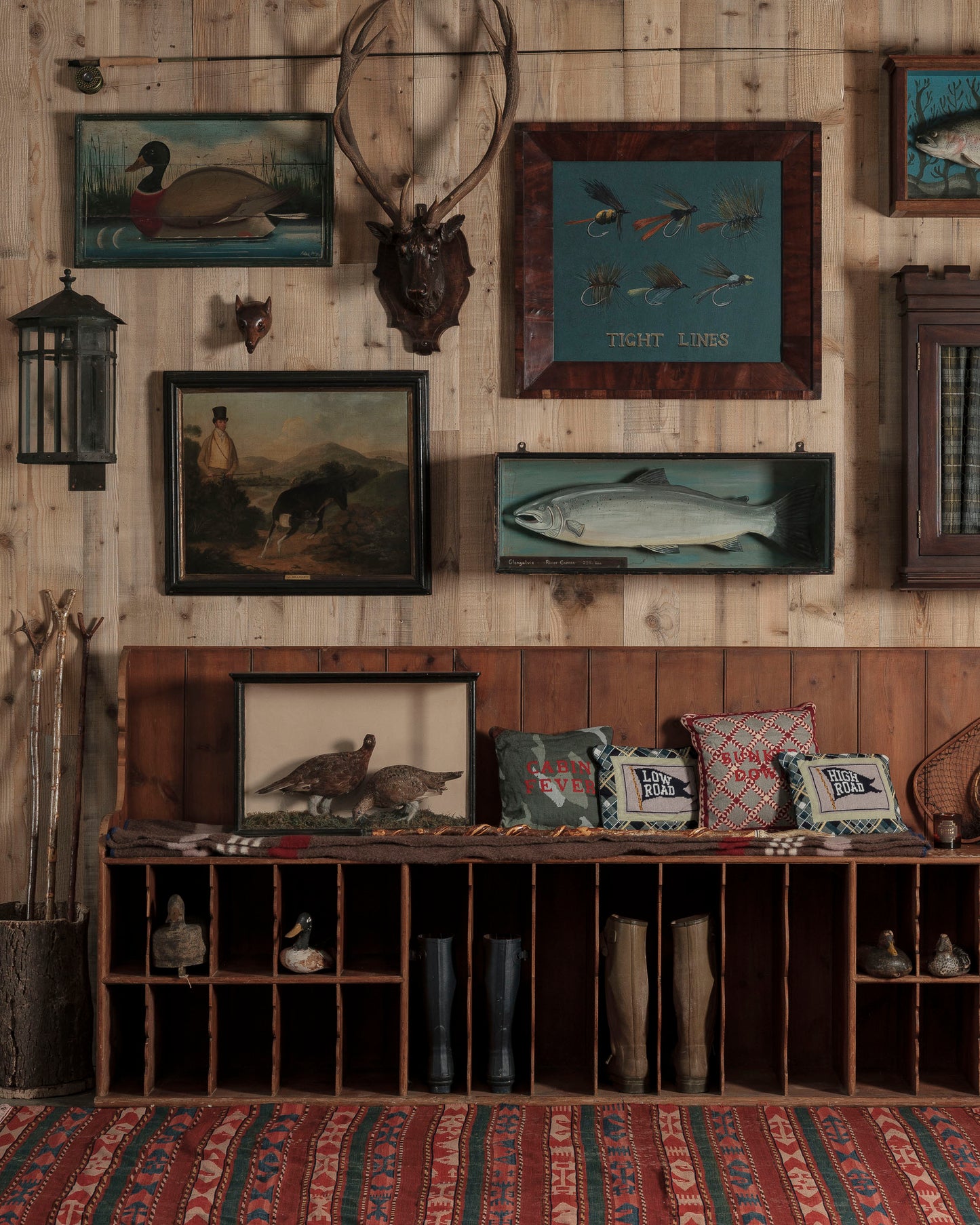 Pair of Red Grouse in Case