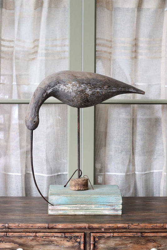 Carved Curlew Sculpture