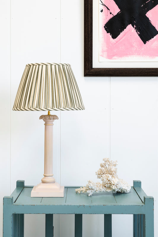 The Palm Column Lamp - Pink
