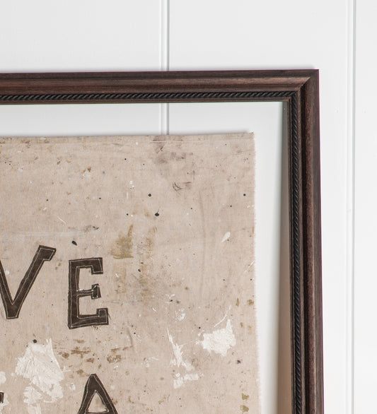 "Should've Been A Cowboy" Framed Flag