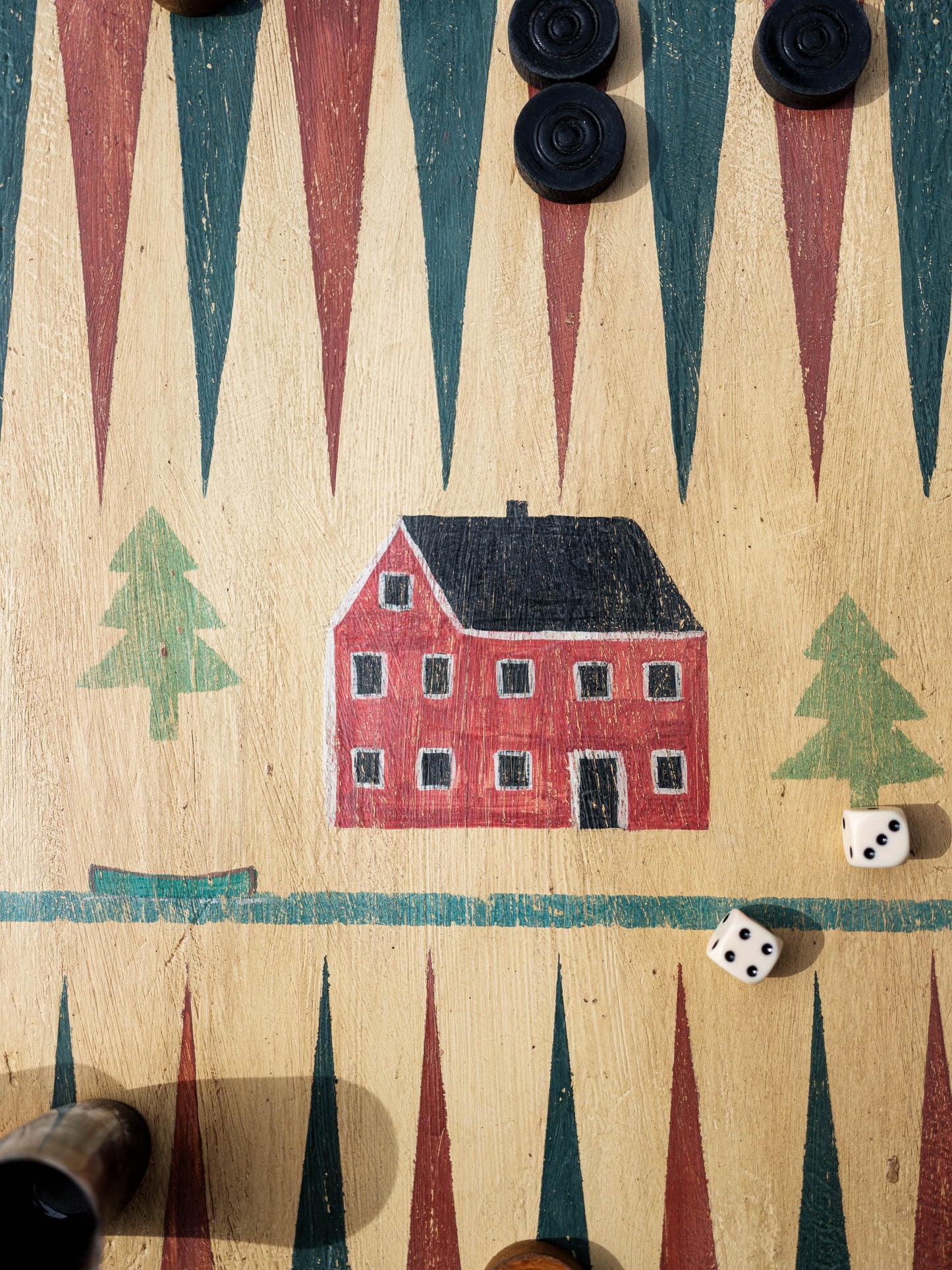 The Lakehouse Backgammon Board