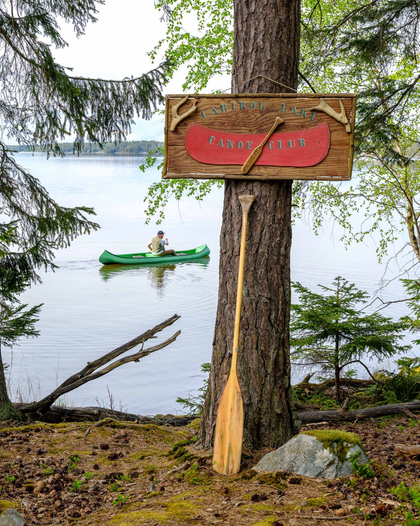 Canoe Club Wooden Sign