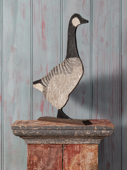 Carved Wooden Goose