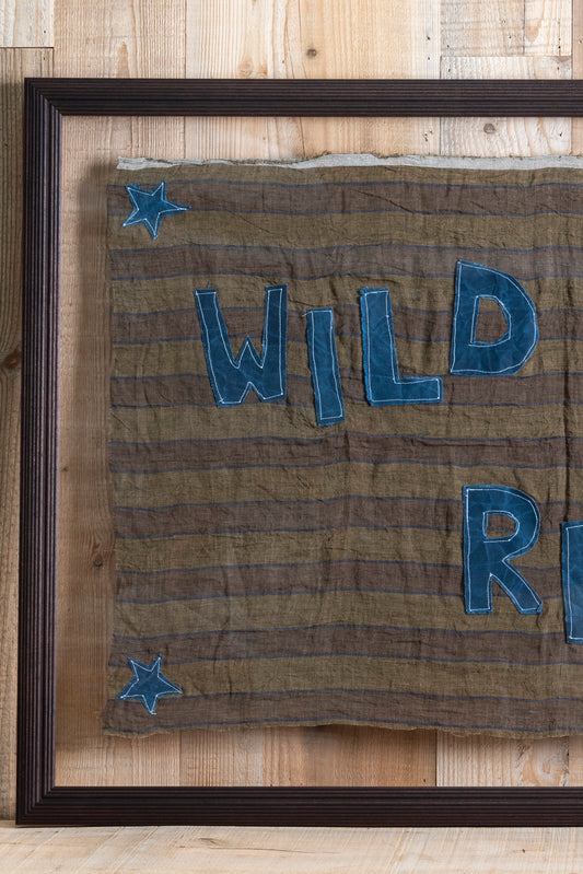 "Wild River" Framed Flag