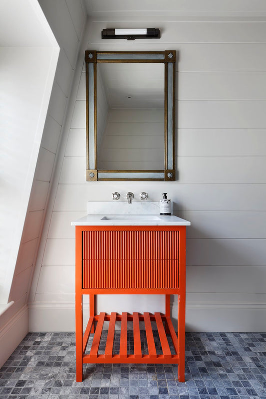 HÁM Framed Reeded Single Vanity