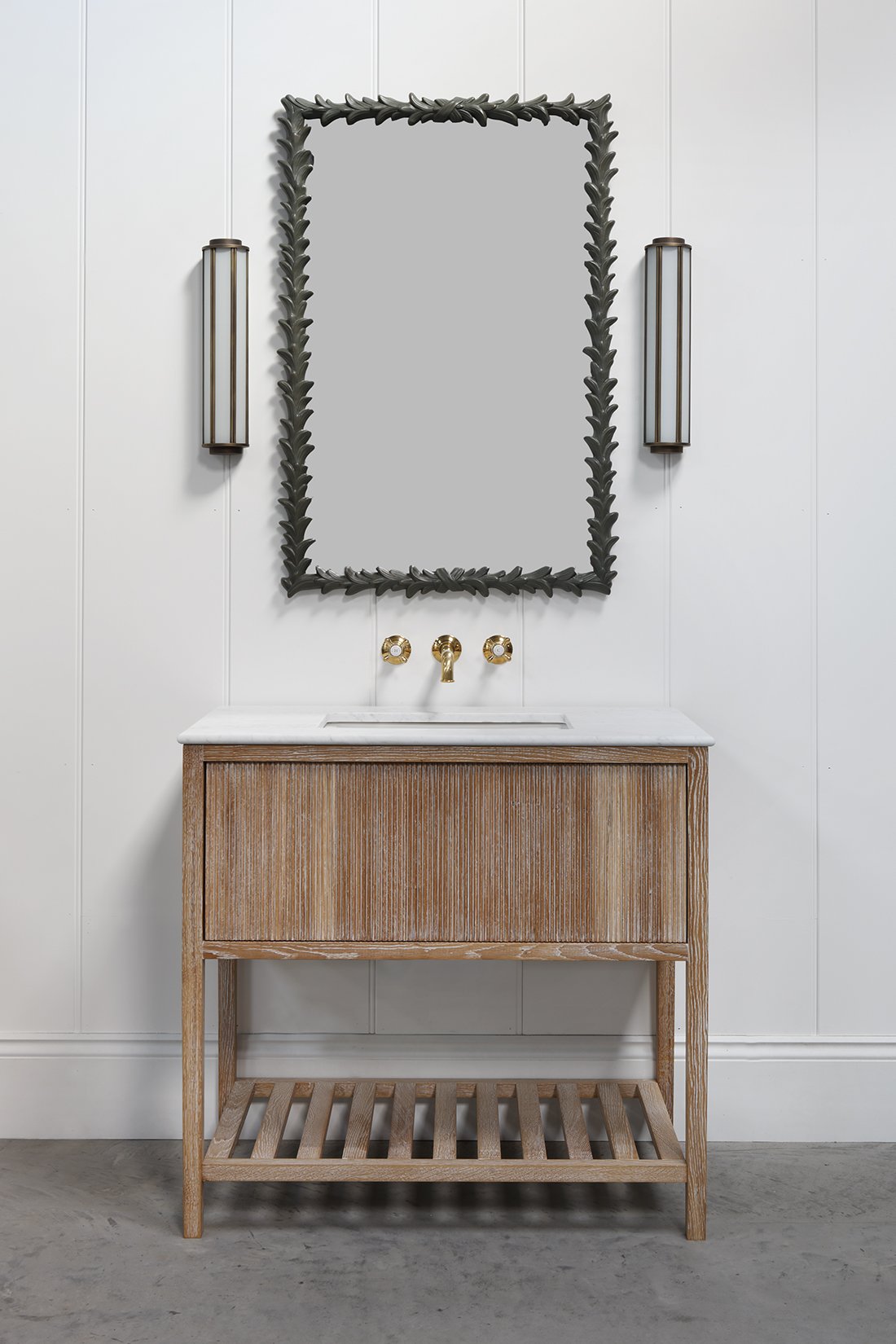 HÁM Branch Mirror - Bronze Green