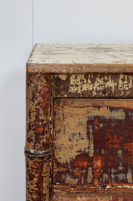 Lovely Bamboo Scraped Chest of Drawers